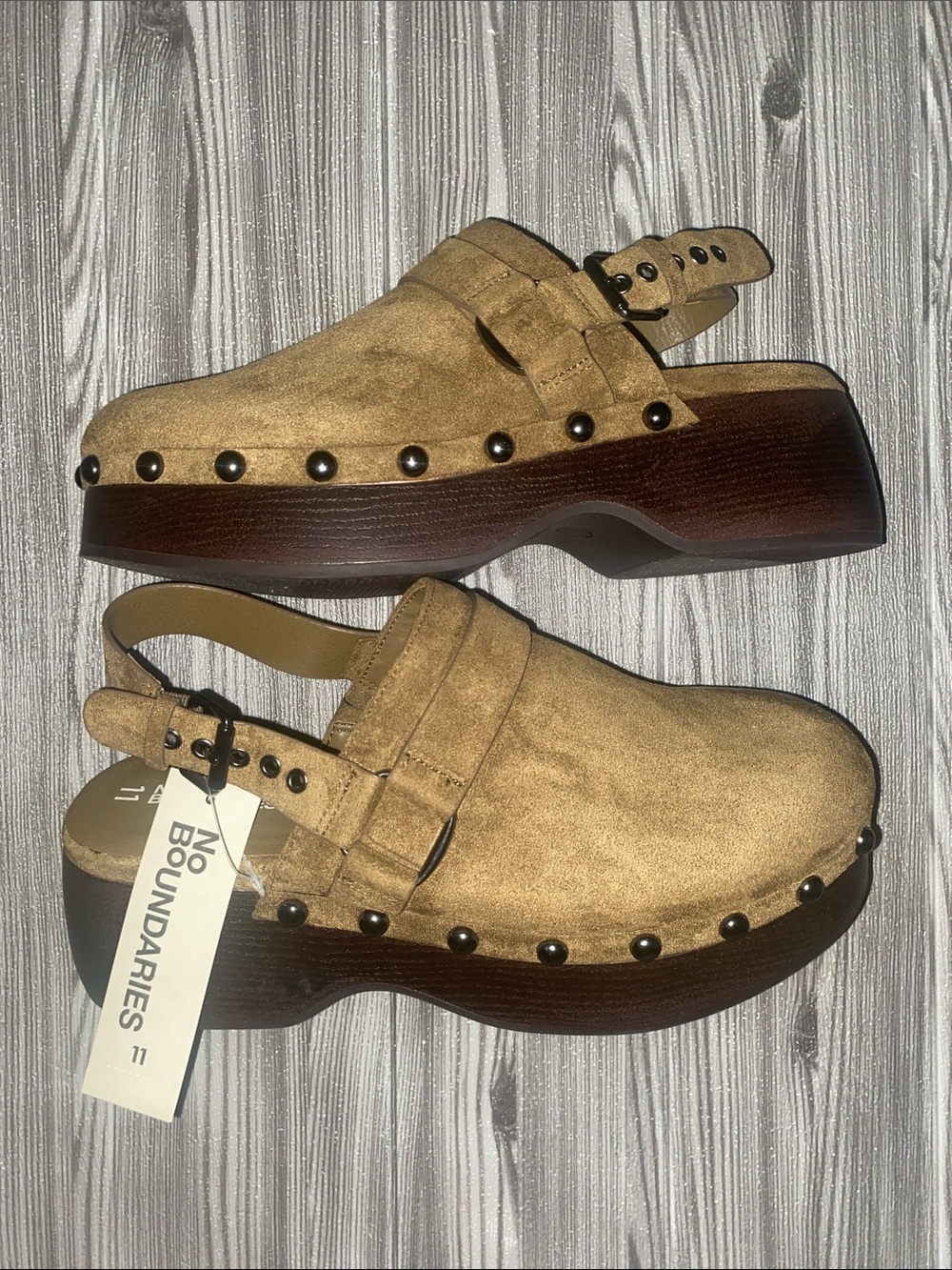 No Boundaries Women's Chunky Clogs Size 11 NWT - Picture 2 of 8